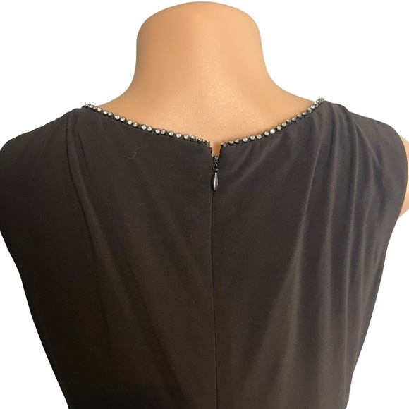 R&M Richards Black Ruched Maxi Dress - Picture 9 of 10